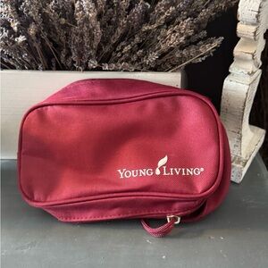 Young Living Burgundy Cosmetic Bag